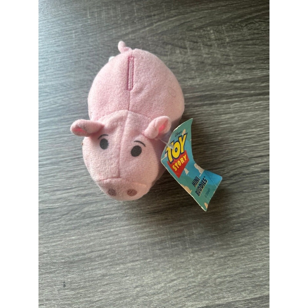 NWT Vintage Disney / Pixar Thinkway You Story 1995 Mini Buddies Bean Bag Hamm